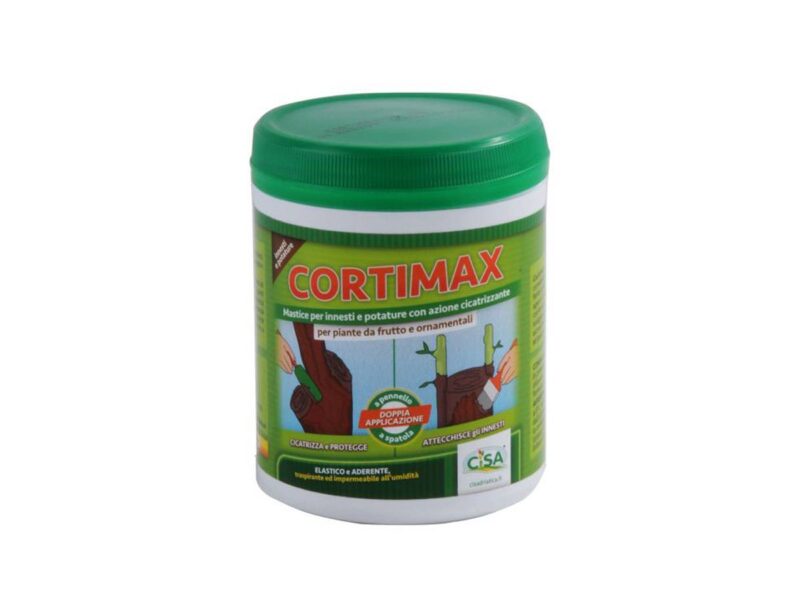 CORTIMAX Mastice per innesti e potature con azione cicatrizzante per piante da frutto e ornamentali 500 gr CISA