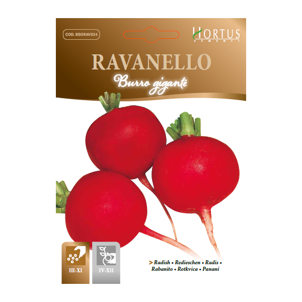 Ravanello Burro gigante HORTUS