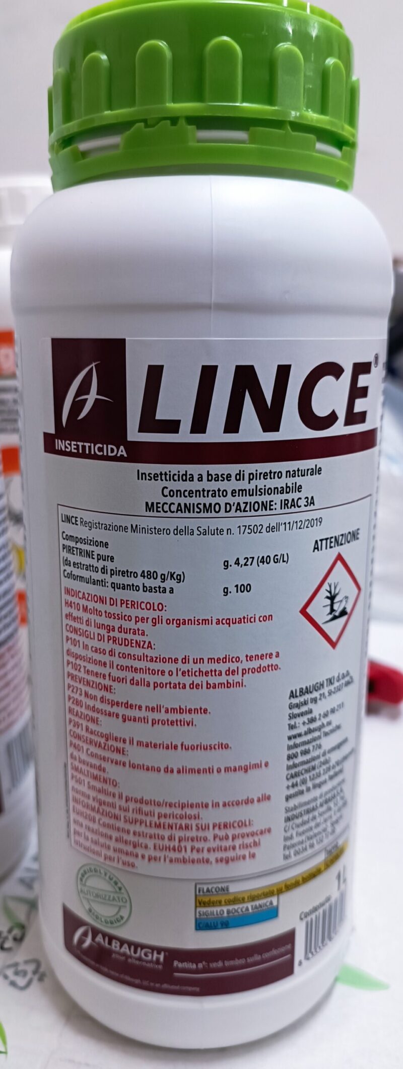 LINCE  lt 1 (PIRETRO) ALBAUGH
