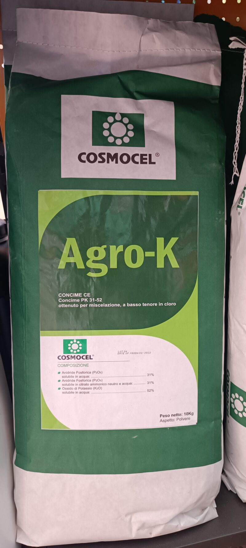 AGRO K  (cosmocel) kg 10
